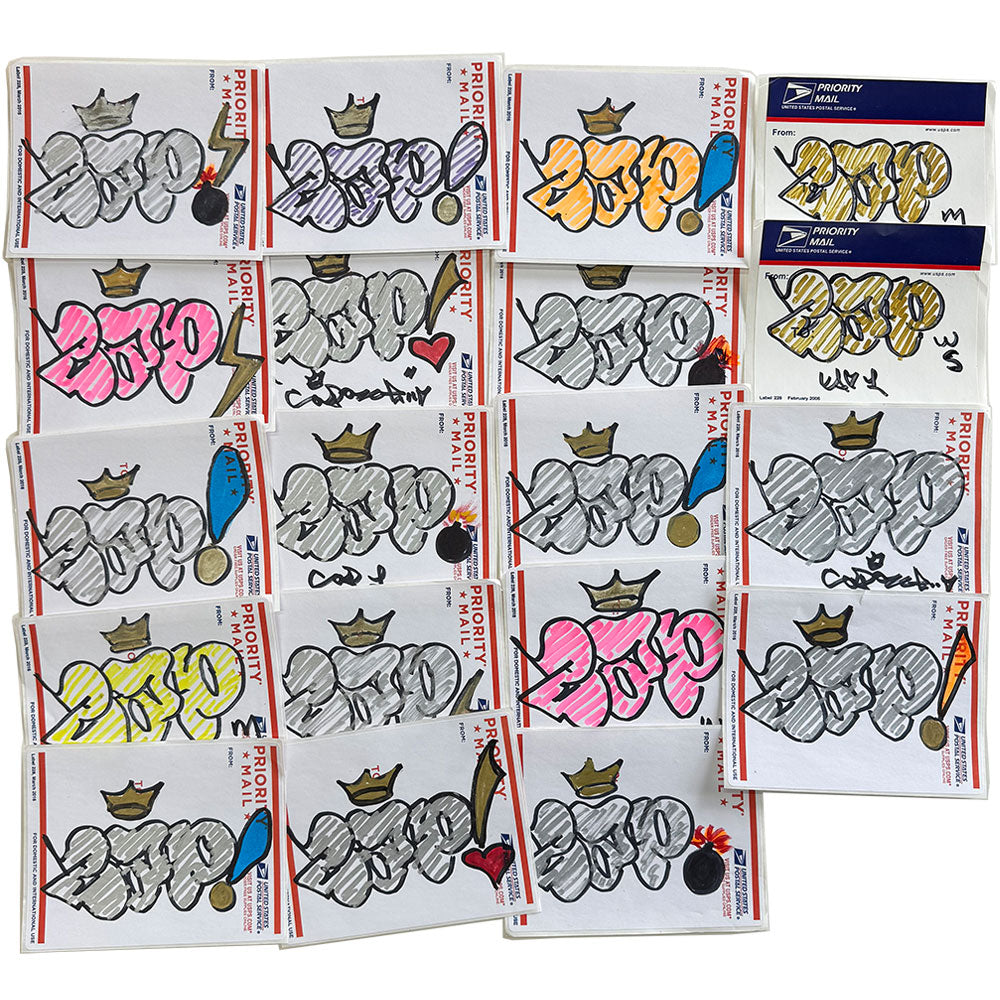 Cap Postal Label