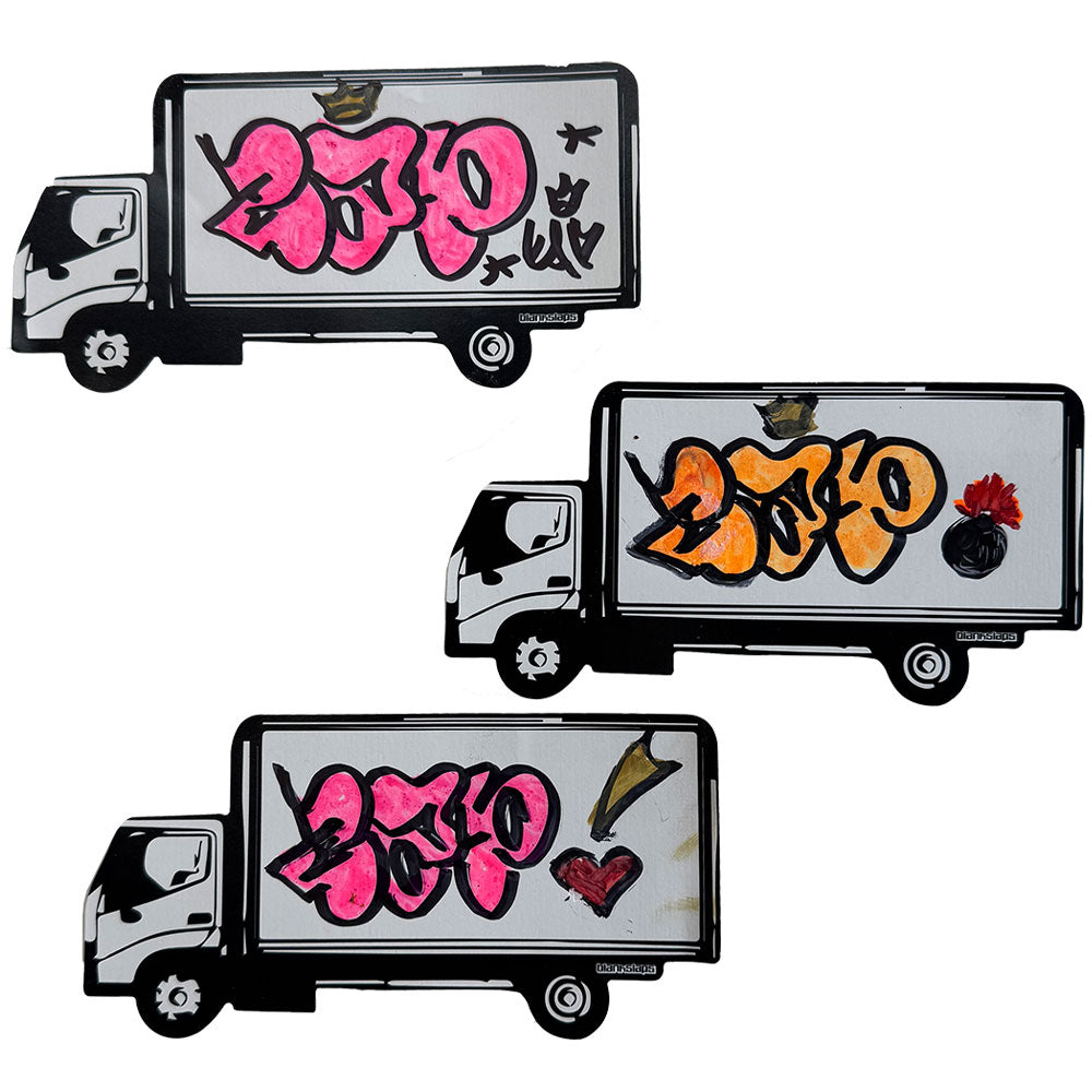 Cap Truck Sticker