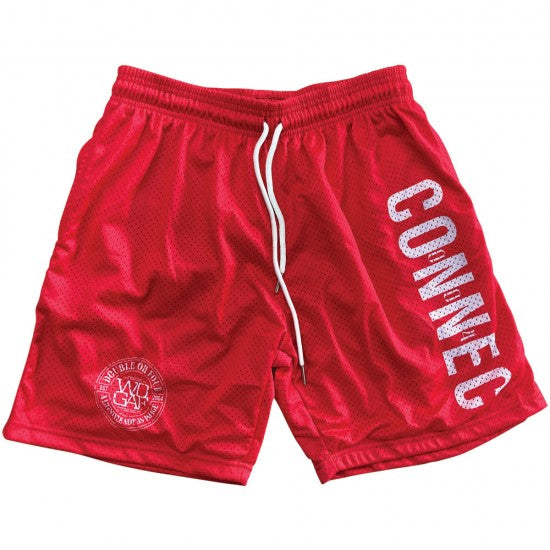 RED MESH SHORTS