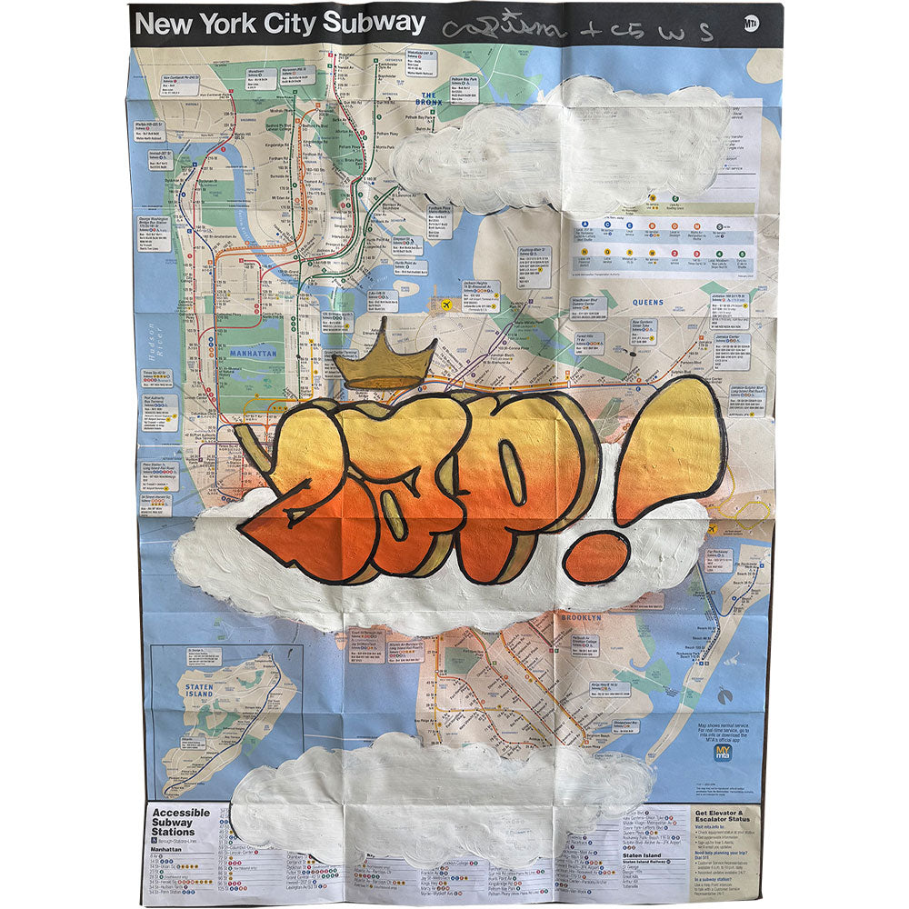 Cap New York City Subway Map 1