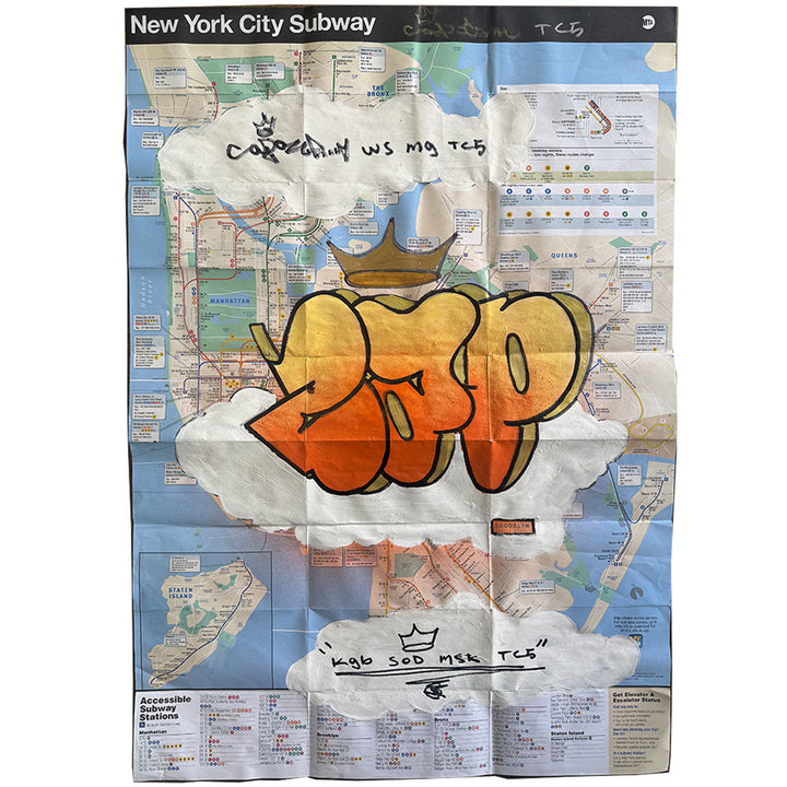 Cap New York City Subway Map 3