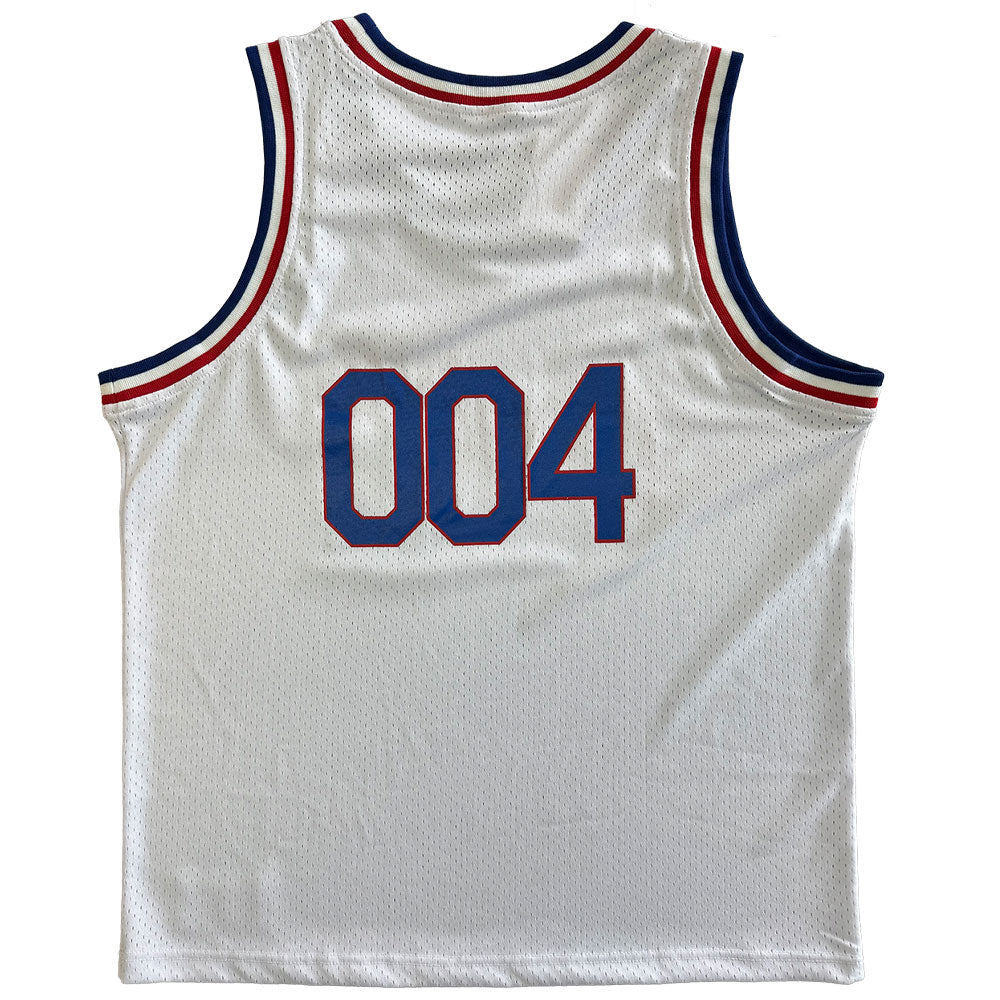 Dodge Em' 004 Mesh Jersey White