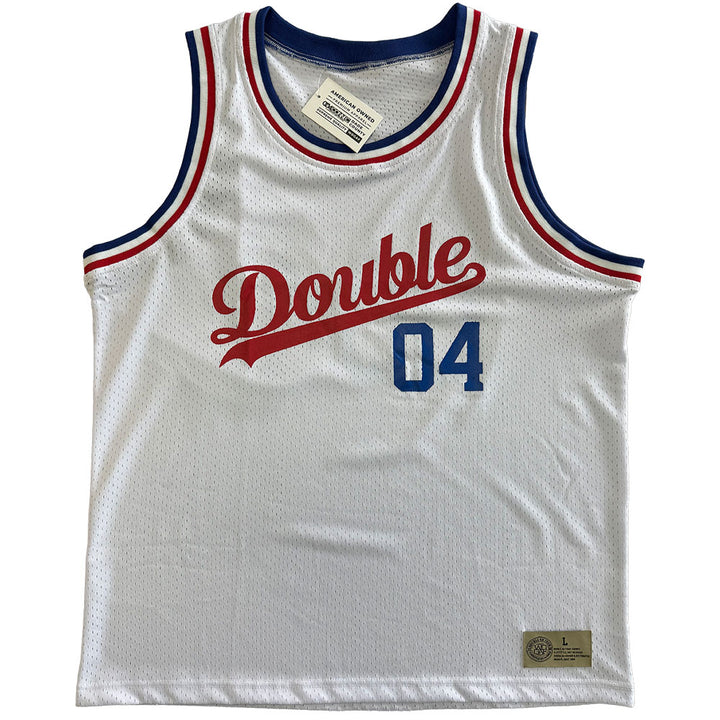 Dodge Em' 004 Mesh Jersey White